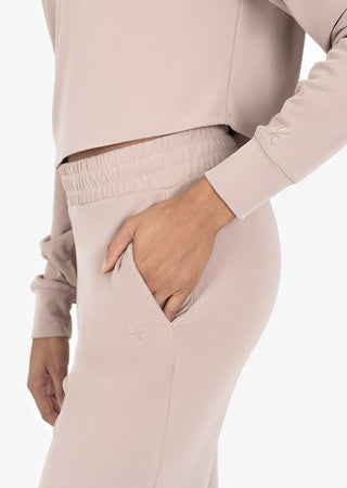 L'COUTURE Cloudsoft Rib Off the Shoulder Top Walnut