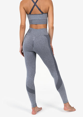 L'COUTURE Leggings Elevate Seamless Leggings Graphite Marl