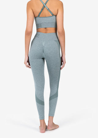 L'COUTURE Leggings Elevate Seamless Leggings Green Marl