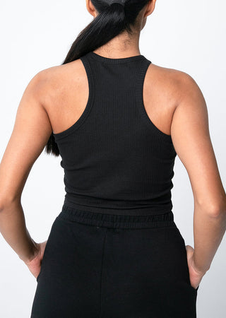 L'COUTURE Tees & Tanks All-Around Lounge Tank Black