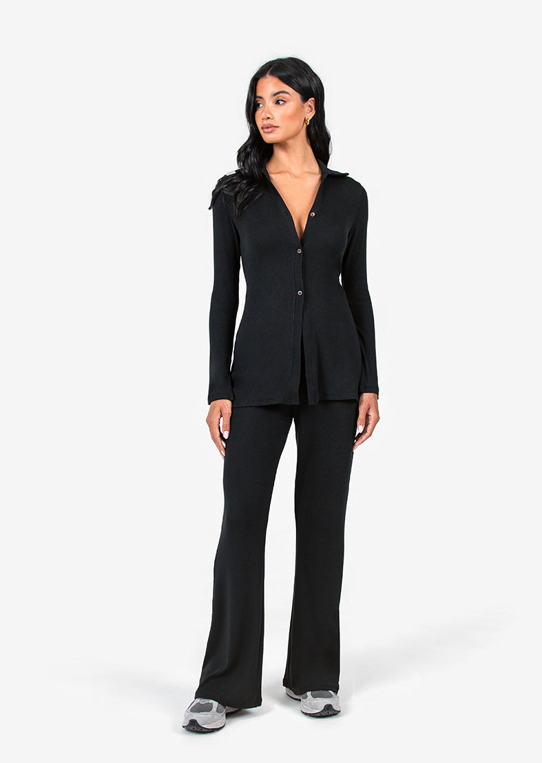 بنطال ايرجت ريب أسود