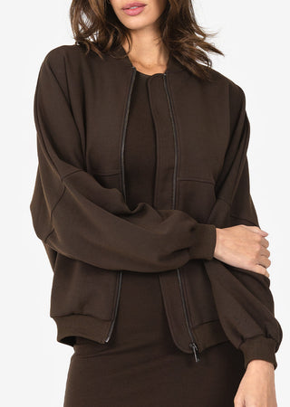 LC All-Around Lounge Bomber Jacket Coffee