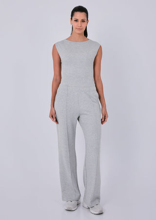 All-Around Lounge Cap Sleeve Top Grey Marl