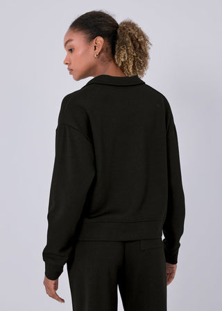 All-Around Lounge Collar Sweater Black