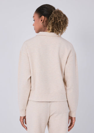 All-Around Lounge Collar Sweater Oatmeal Heather