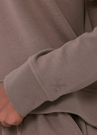 All-Around Lounge Collar Sweater Walnut