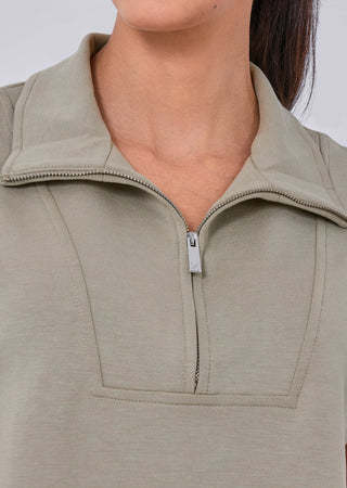 All-Around Lounge Half Zip Sweatshirt Abby Stone
