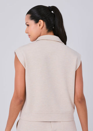 All-Around Lounge Half Zip Sweatshirt Oatmeal Heather