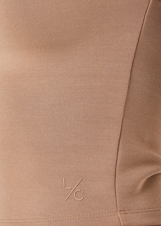 Women's Cap Sleeve Top Camel