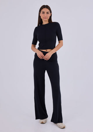 Women's Half Sleeve Tee Black