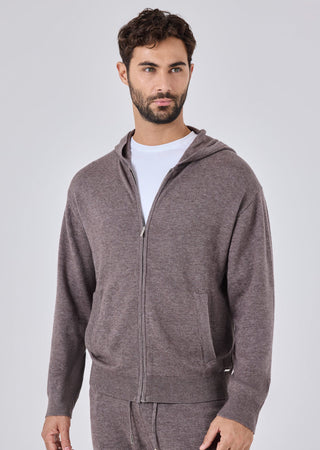 Men's Hoodie Taupe Marl