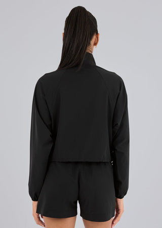 Women's Agility Half Zip Jacket Black