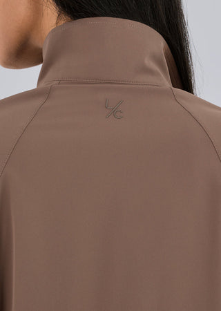 Women's Agility Half Zip Jacket Walnut