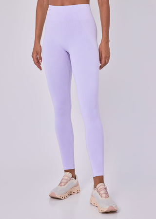 Seamless Rib Leggings Lilac Thistle