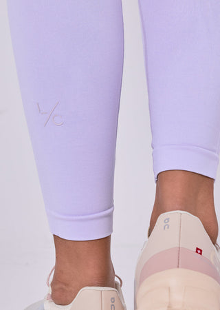 Seamless Rib Leggings Lilac Thistle