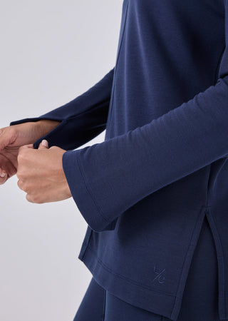 Women's Long Sleeve Top Dark Navy