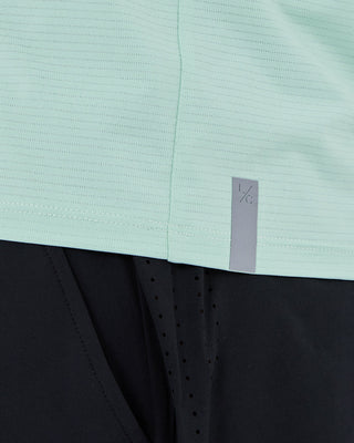 Mens Hybrid Active Long Sleeve Top Fresh Mint