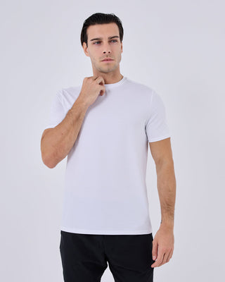 Mens Hybrid Active Tee White