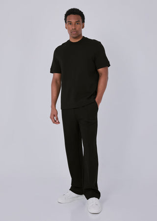 Mens Interlock Relaxed Tee Black