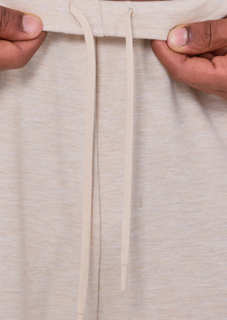 Mens All Around Lounge Relaxed Leg Pant Oatmeal Heather