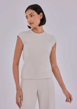 Women Effortless Raglan Tee Bone