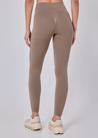 Seamless Rib Leggings Walnut