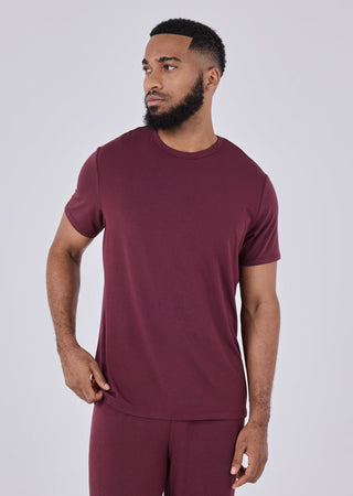 Men's Top Dark Burgundy