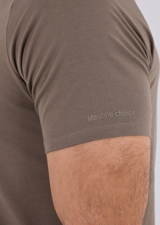 Mens Essential Tee Walnut