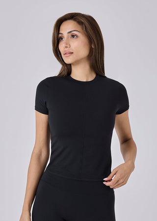 Women Skin Touch Tee Black