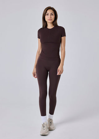 Women Skin Touch Tee Dark Cocoa