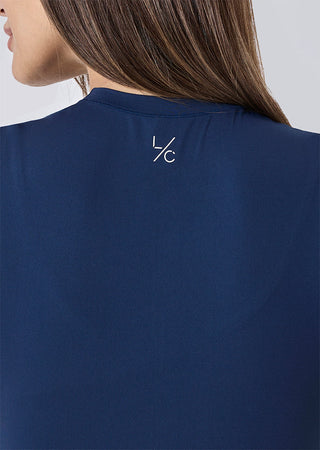 Women Skin Touch Tee Dark Navy