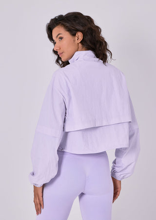 Womens Ripstop Zip Through Jacket Lilac Thistle