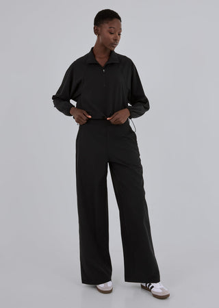 Women's Agility Wide Leg Pant Black